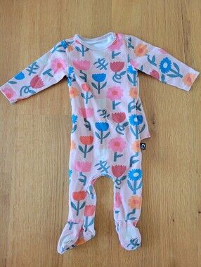 Baby girls size 0-3 months sleep and play - rags one piece